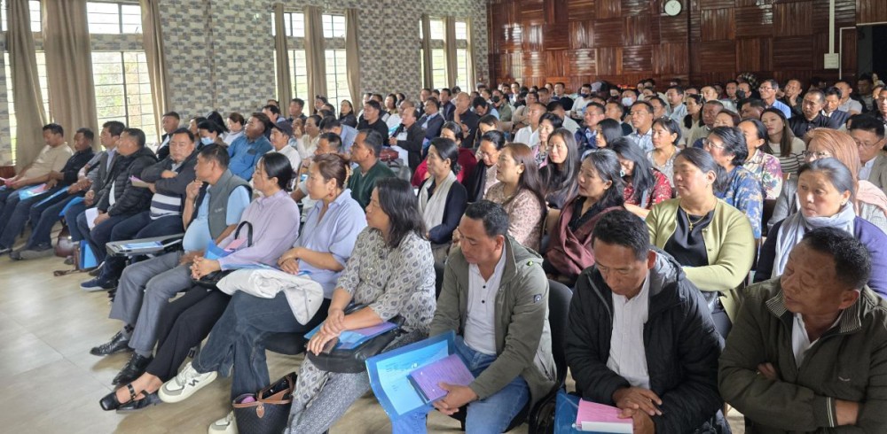 School heads from across Kohima district attend a one-day orientation programme organised by the District Education Office at the SIRD Conference Hall.